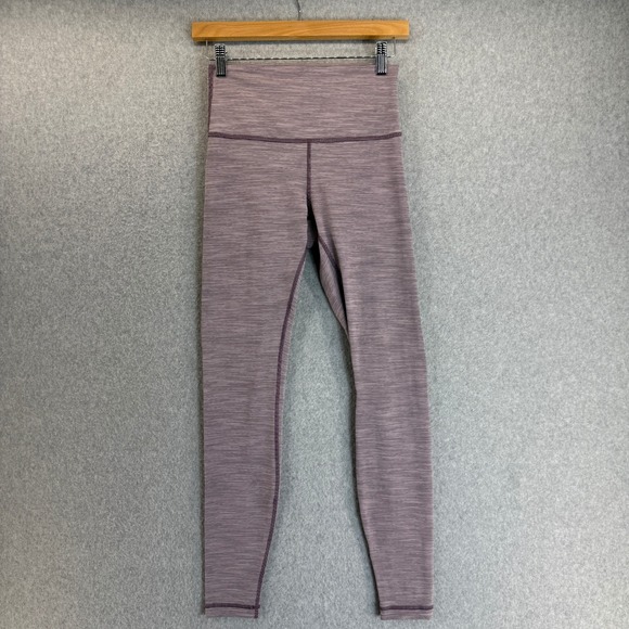 Lululemon Size 6 Wunder Under High Rise Tight 28" Frosted Mulberry Leggings - Picture 1 of 13